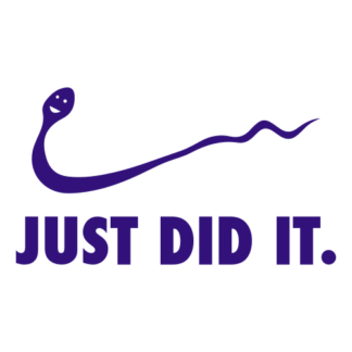 Just Did It Decal (Purple)
